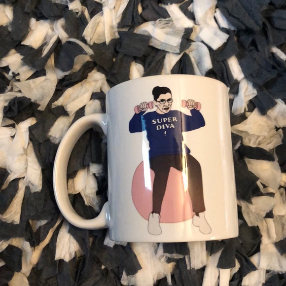 Hilarious RBG Ruth Bader Ginsburg Coffee Tea Ceramic Mug & “Power” Magnet - Picture 2 of 11